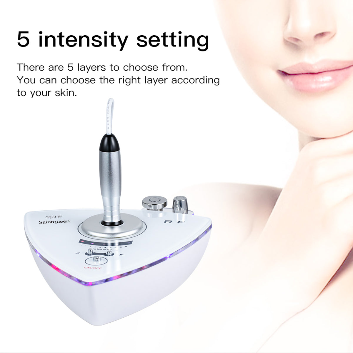 SQ20 Dispositivo RF para rostro y cuerpo con 3 sondas