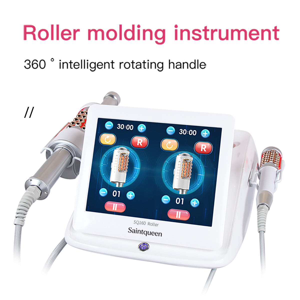 SQ160A | Equipo de rodillos de microvibración con luz LED