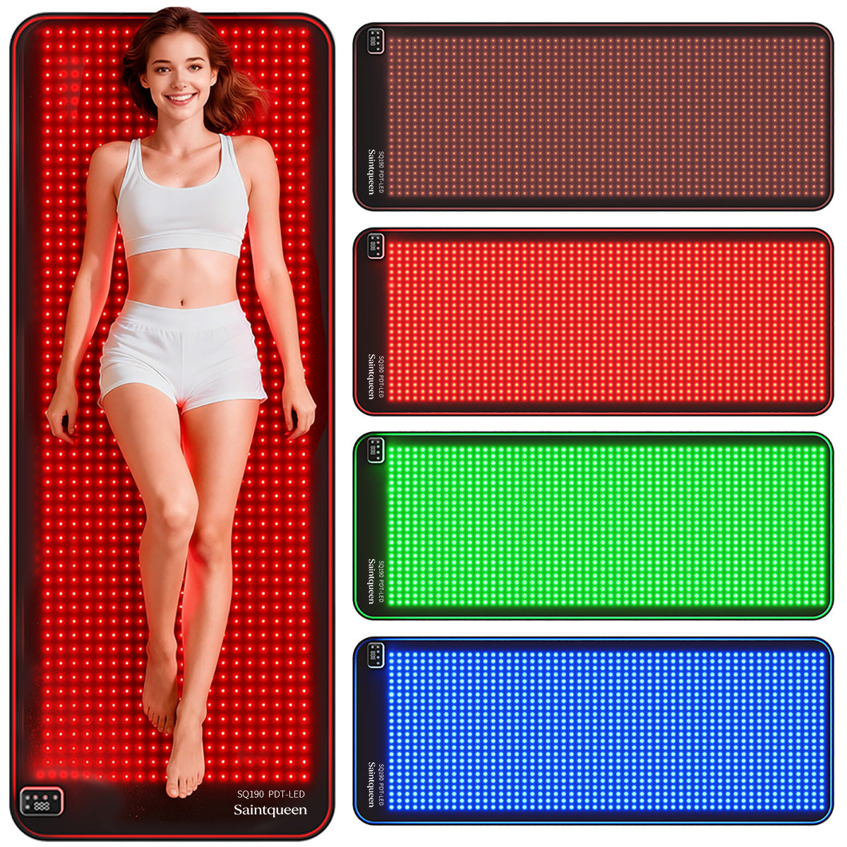 SQ190 | Alfombrilla LED flexible de cuerpo completo con 1344 LED