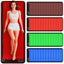 SQ190 | Alfombrilla LED flexible de cuerpo completo con 1344 LED