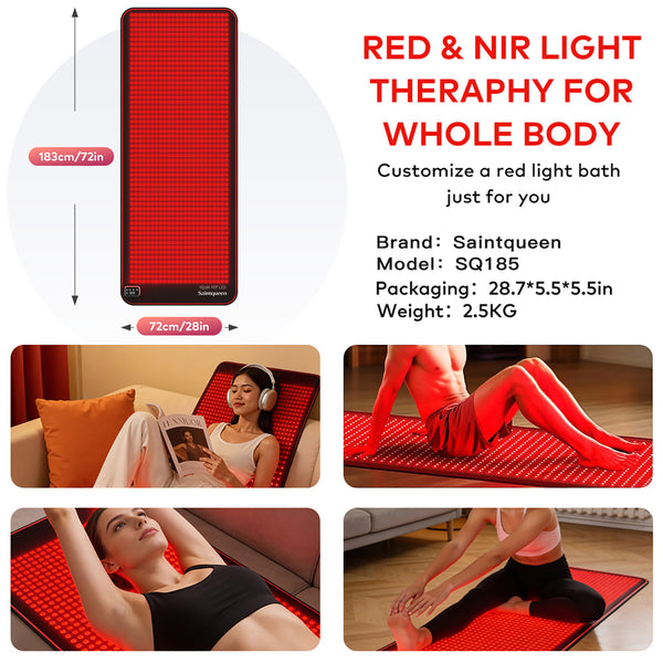 SQ190 | Alfombrilla LED flexible de cuerpo completo con 1344 LED