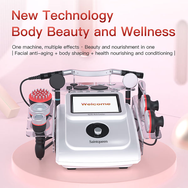 SQ191 | Equipo de belleza 448K 8 en 1 con luz roja y microcorriente