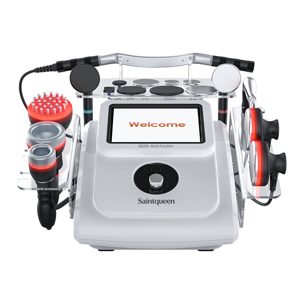 SQ191 | Equipo de belleza 448K 8 en 1 con luz roja y microcorriente