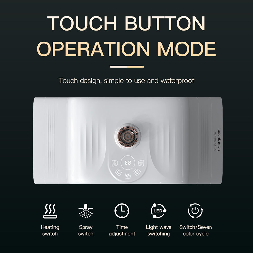 SQ125 | Equipo de luz LED plegable con 117 LED y 7 colores y bruma ultrafina y calor