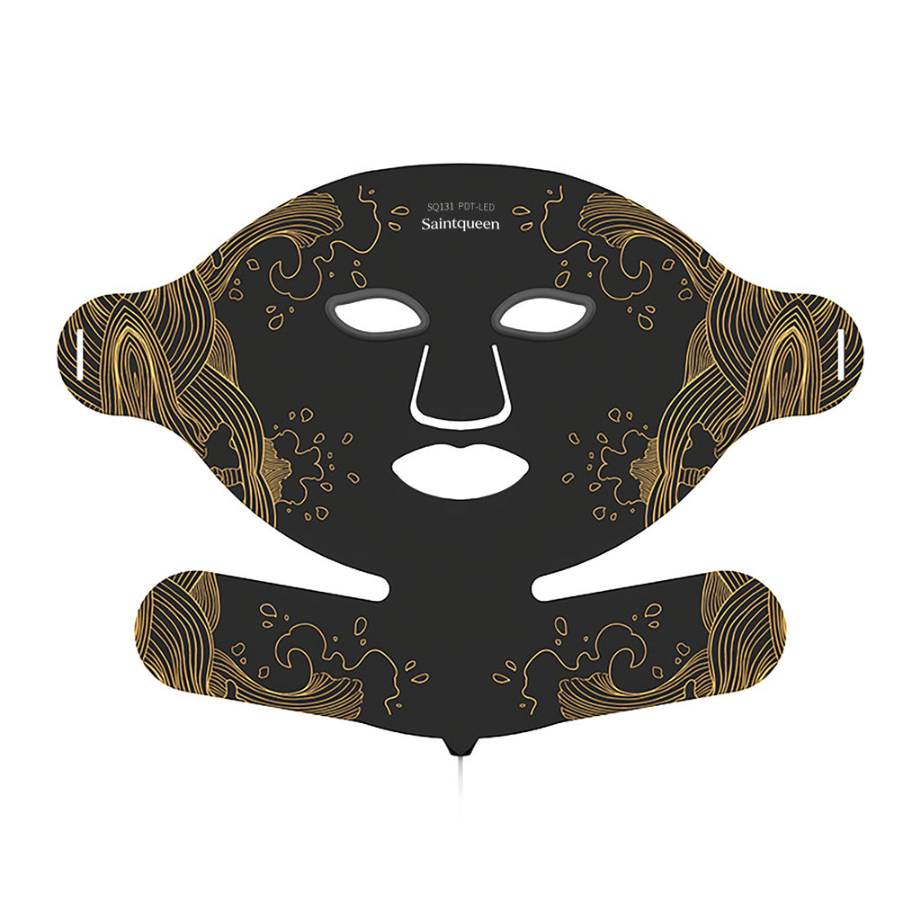 SQ131 Máscara facial LED de silicona flexible, 156 LED y 8 modos