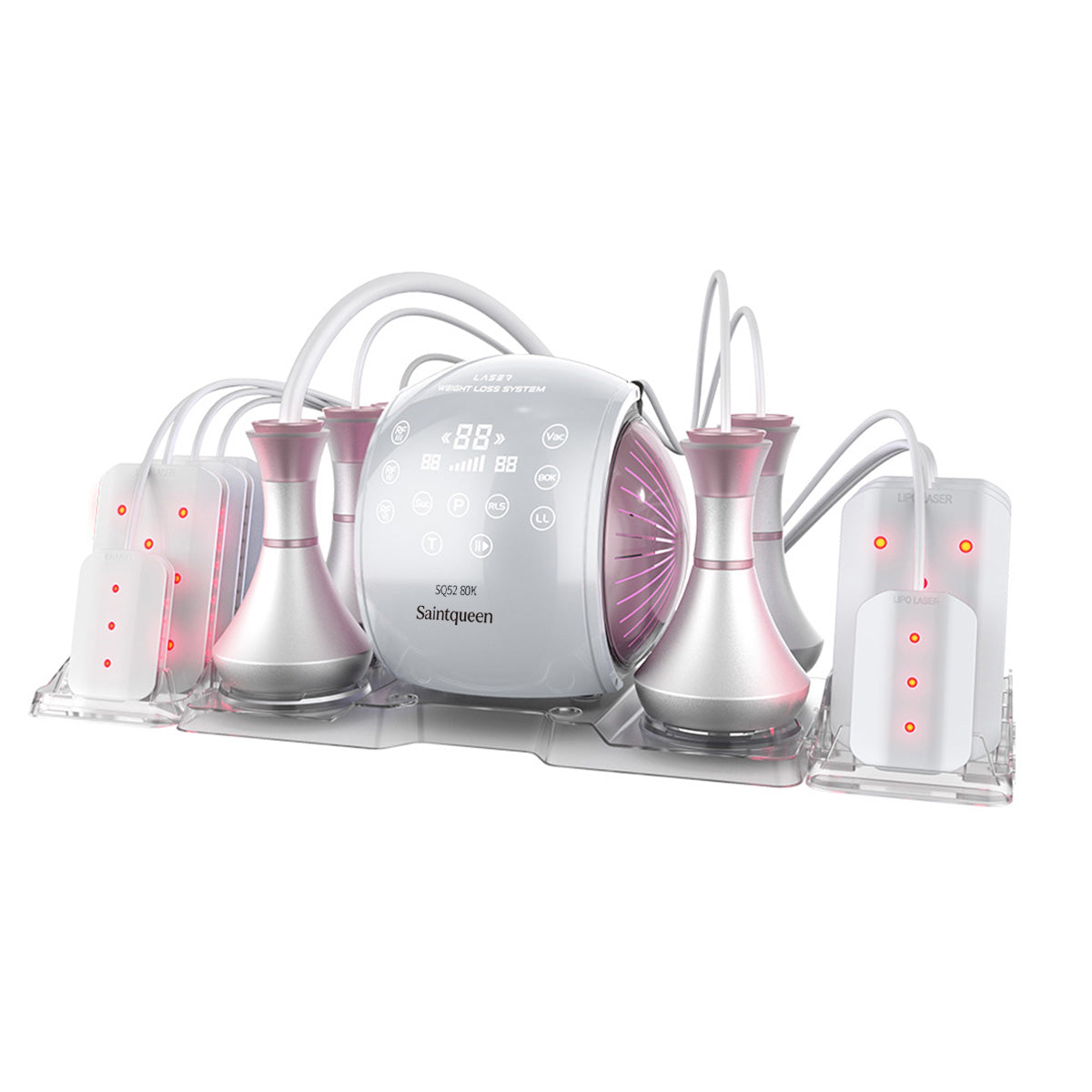 SQ52 Pro | Equipo de cavitación 80K 6 en 1 con RF multipolar y masaje de vacío