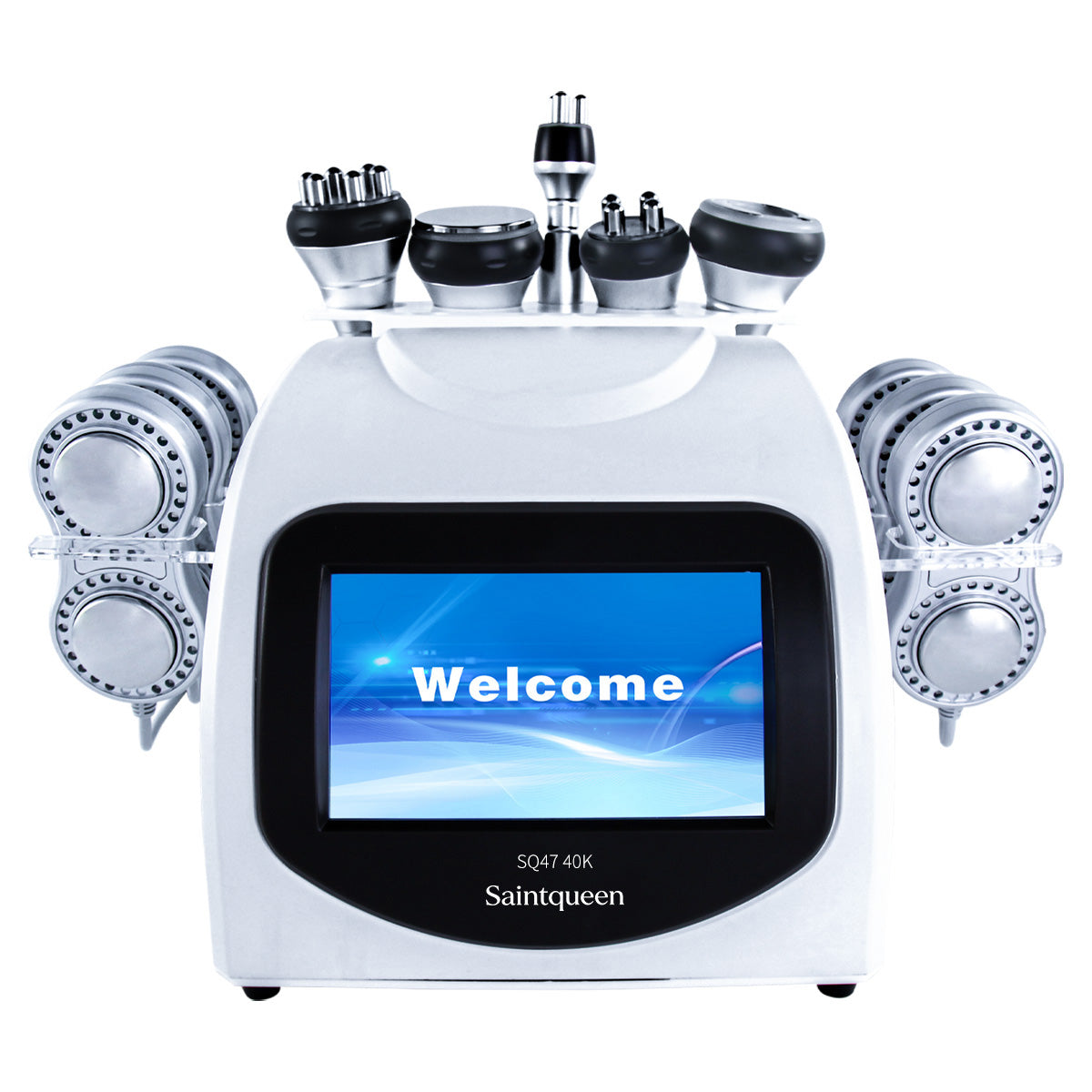 SQ47B Pro | Equipo de cavitación 40K 6 en 1 con RF multipolar y masaje de vacío Imagen principal del producto