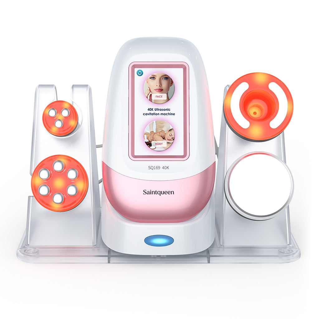 SQ169 Basic | Equipo de cavitación 40K 4 en 1 con RF multipolar y masaje de vacío