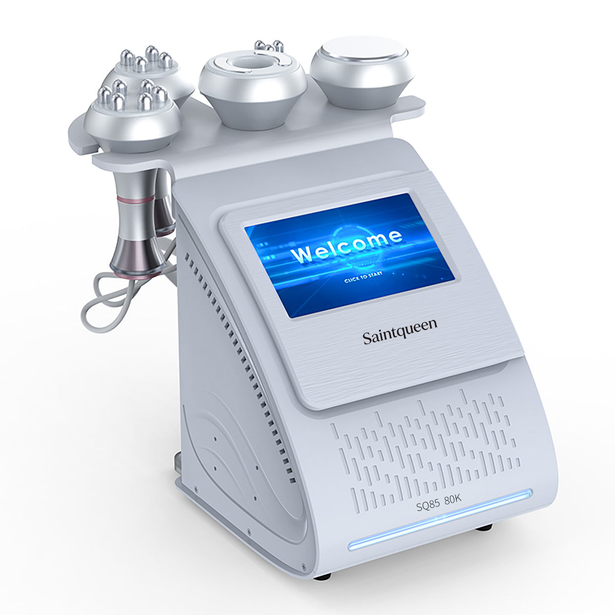 SQ85A Pro | Equipo de cavitación 80K 5 en 1 con RF multipolar y masaje de vacío