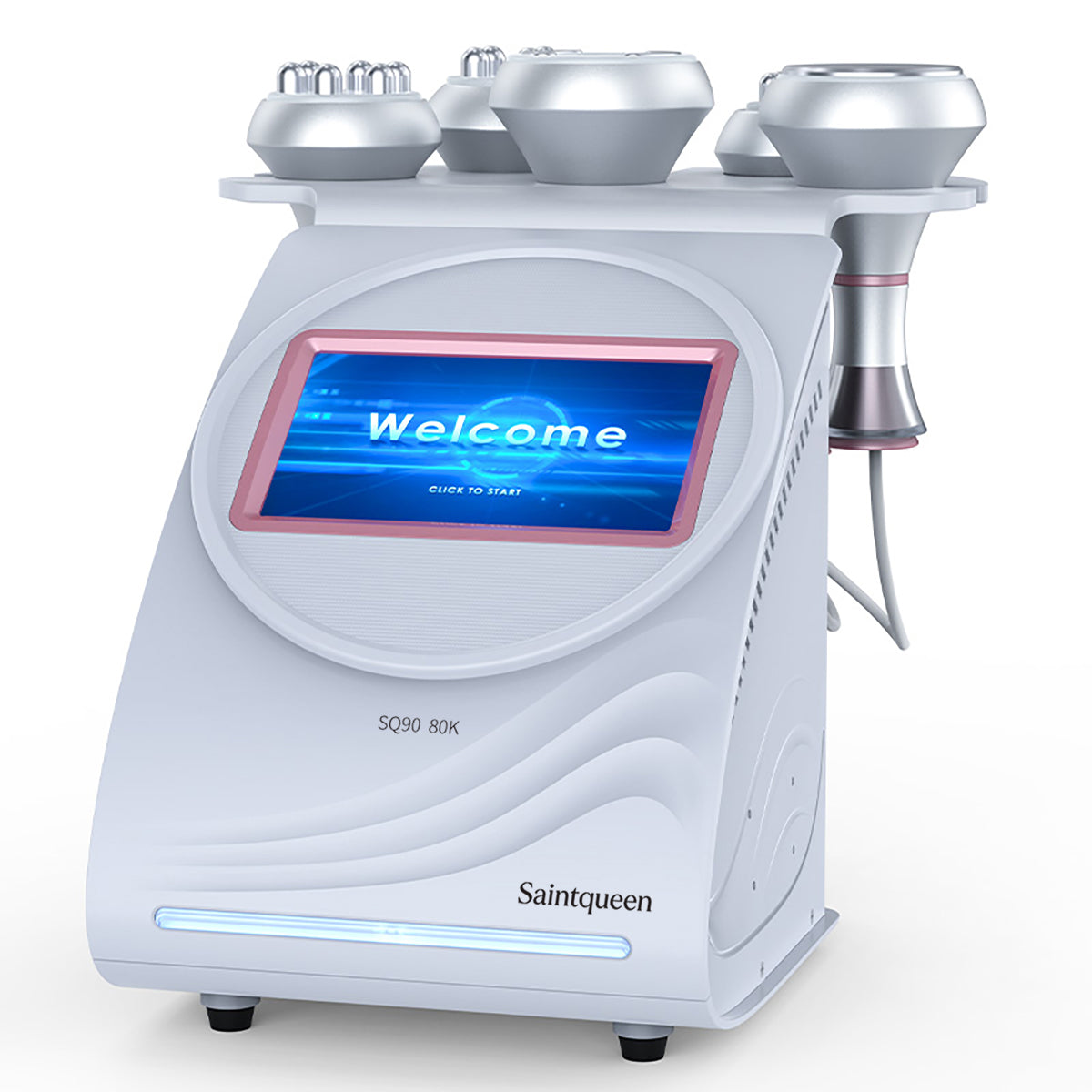 SQ90A Pro | Equipo de cavitación 80K 5 en 1 con RF multipolar y masaje de vacío Imagen principal del producto
