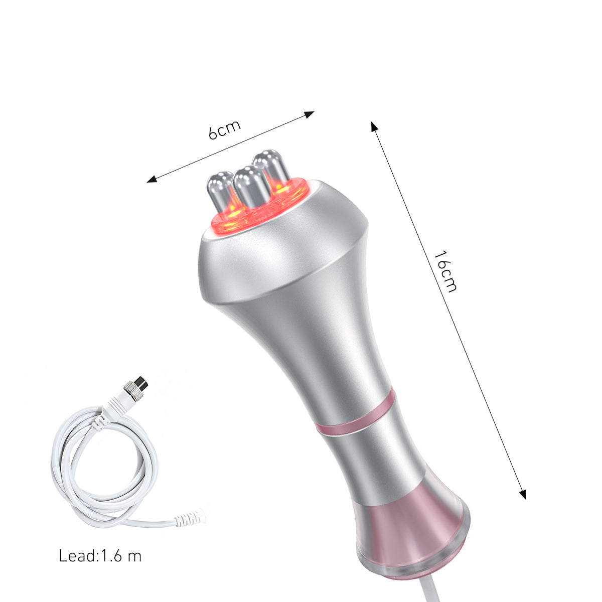 SQ95C Pro | Equipo de cavitación 80K 6 en 1 con RF multipolar y masaje de vacío