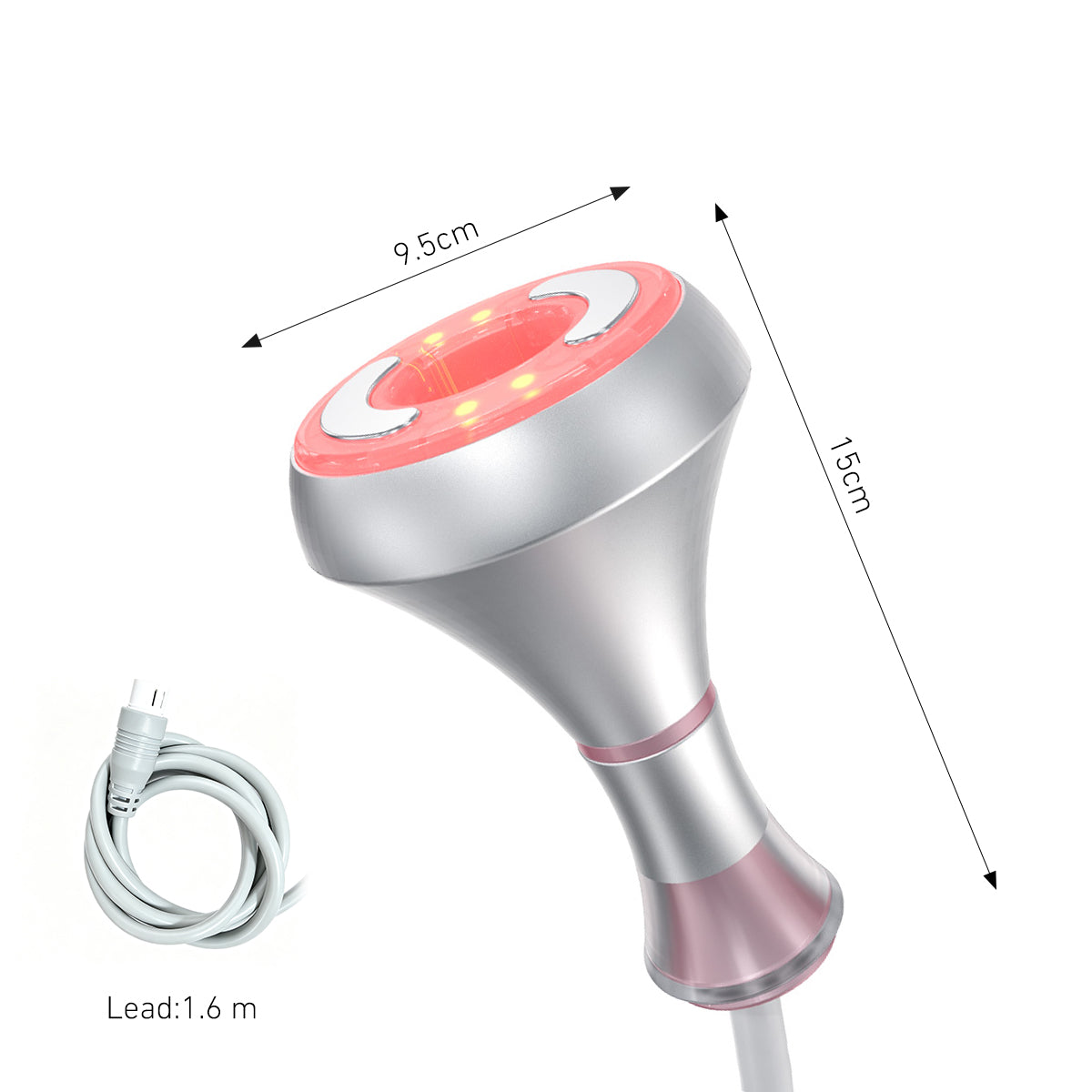 SQ95B Pro | Equipo de cavitación 80K 6 en 1 con RF multipolar y masaje de vacío