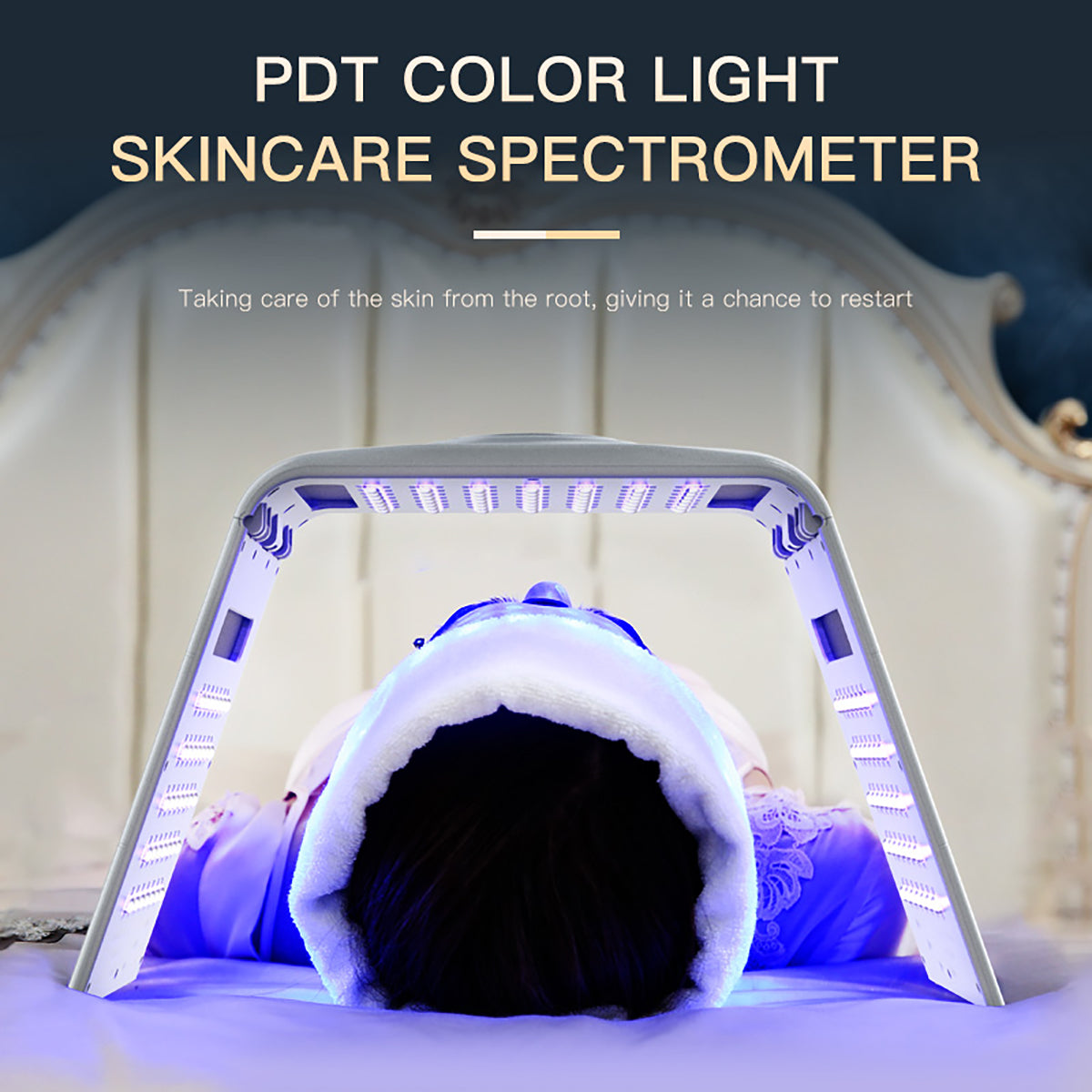 SQ130 | Equipo de luz LED plegable con 119 LED y 7 colores y calor