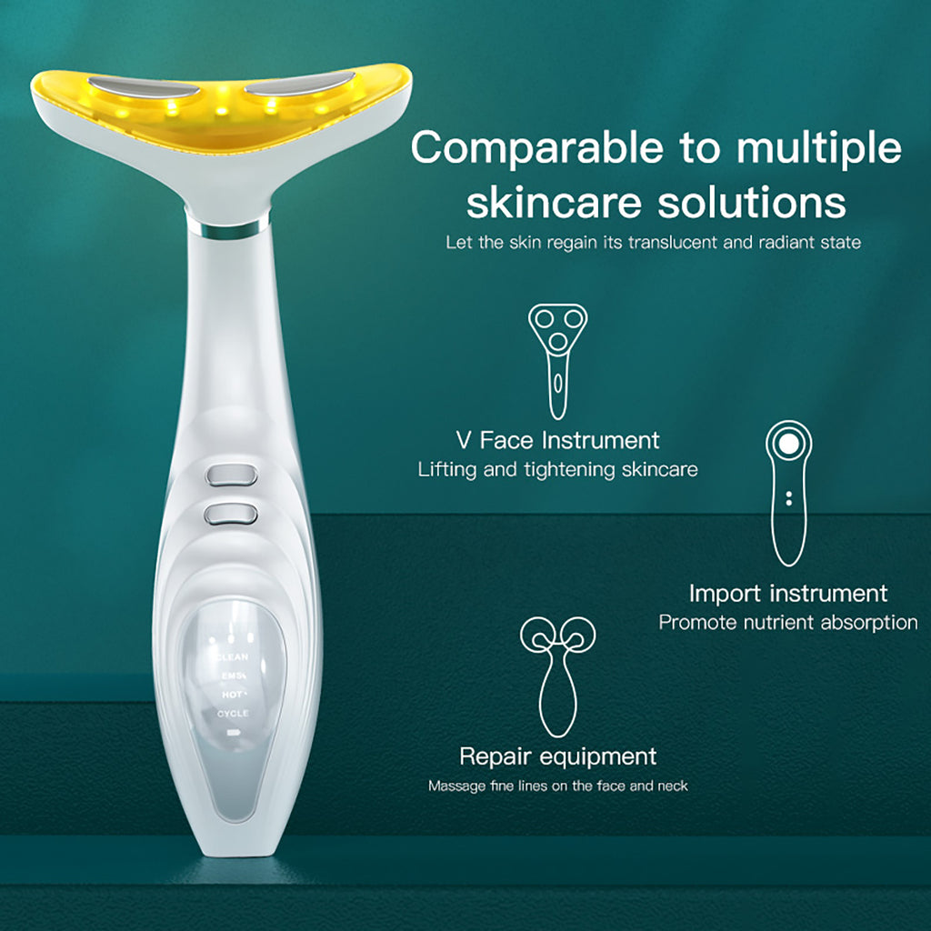 SQ106 Dispositivo EMS para cuello y rostro con LED
