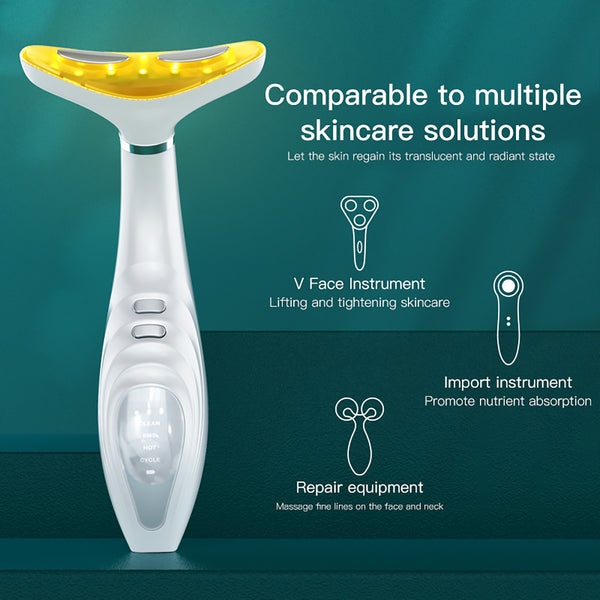 SQ106 Dispositivo EMS para cuello y rostro con LED