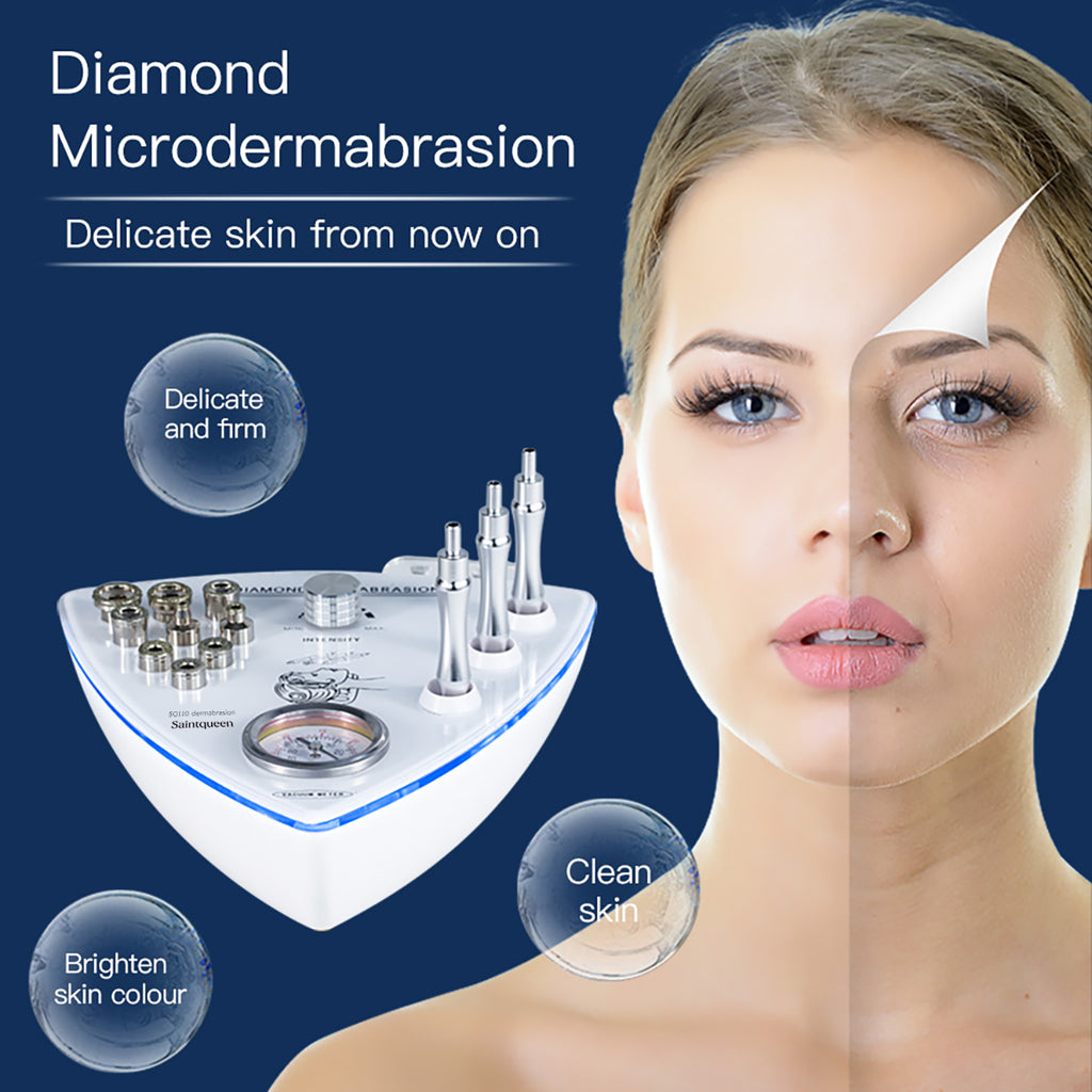 SQ110B Equipo de microdermoabrasión con diamante y manómetro